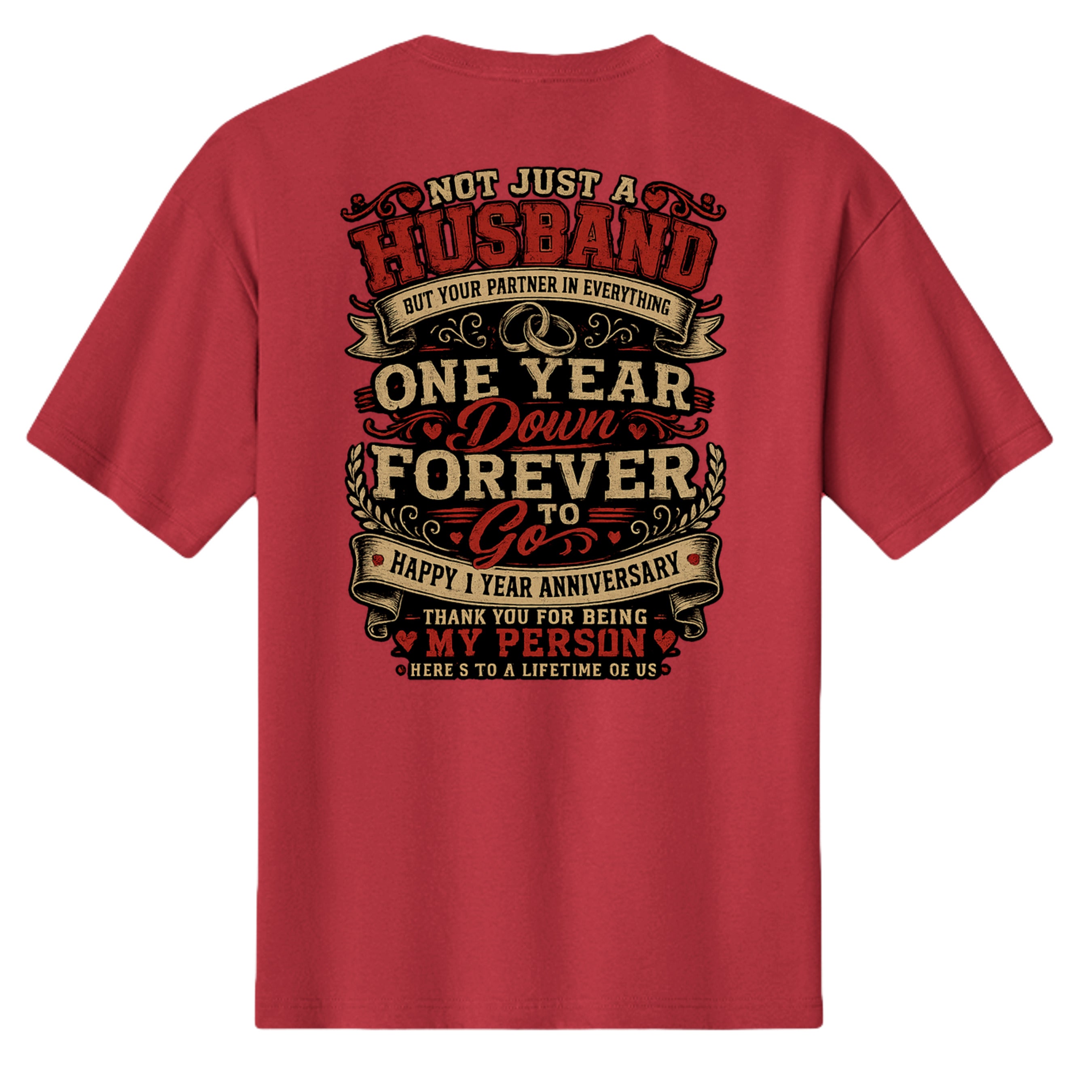 Vintage Red - 3010C - BACK