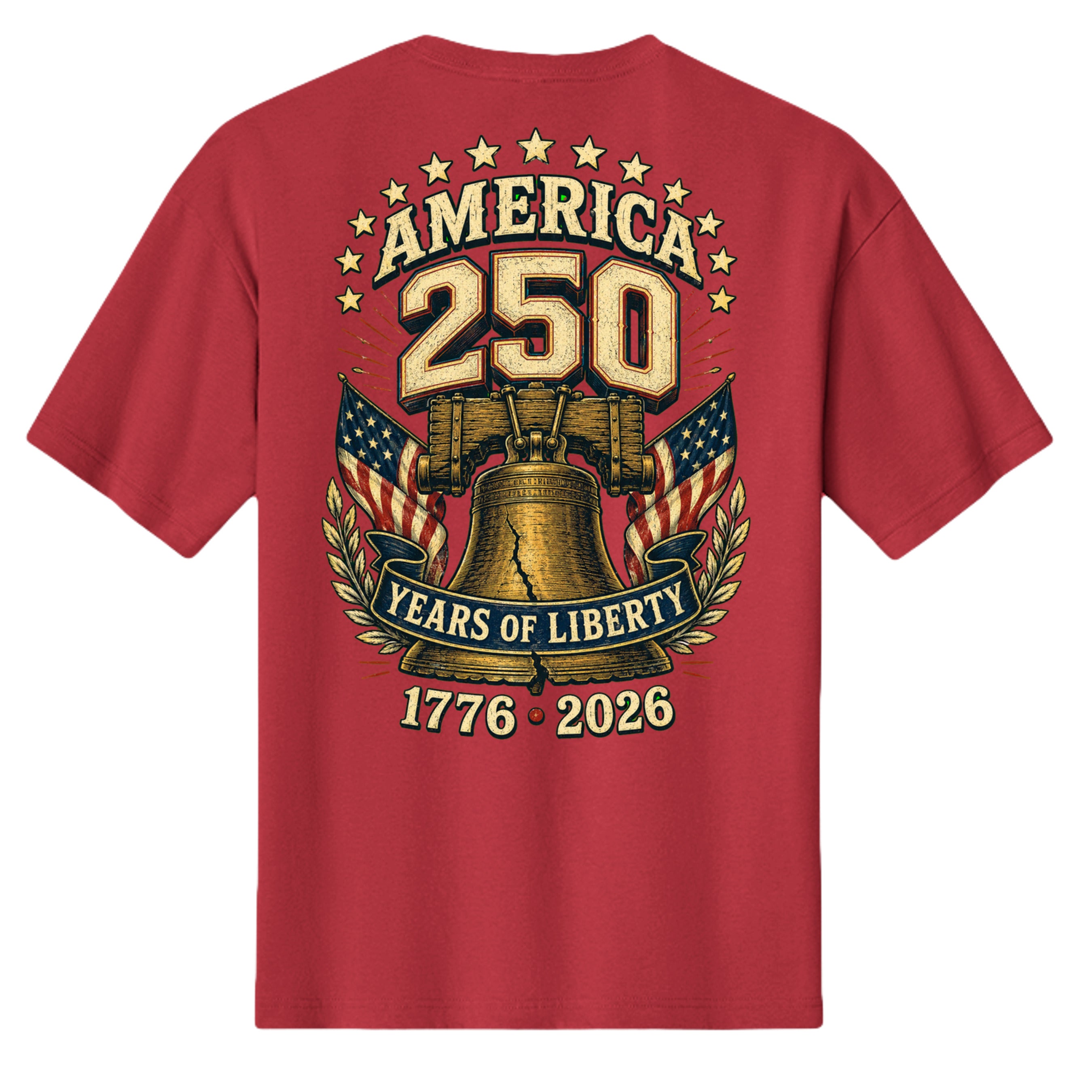 Vintage Red - 3010C - BACK