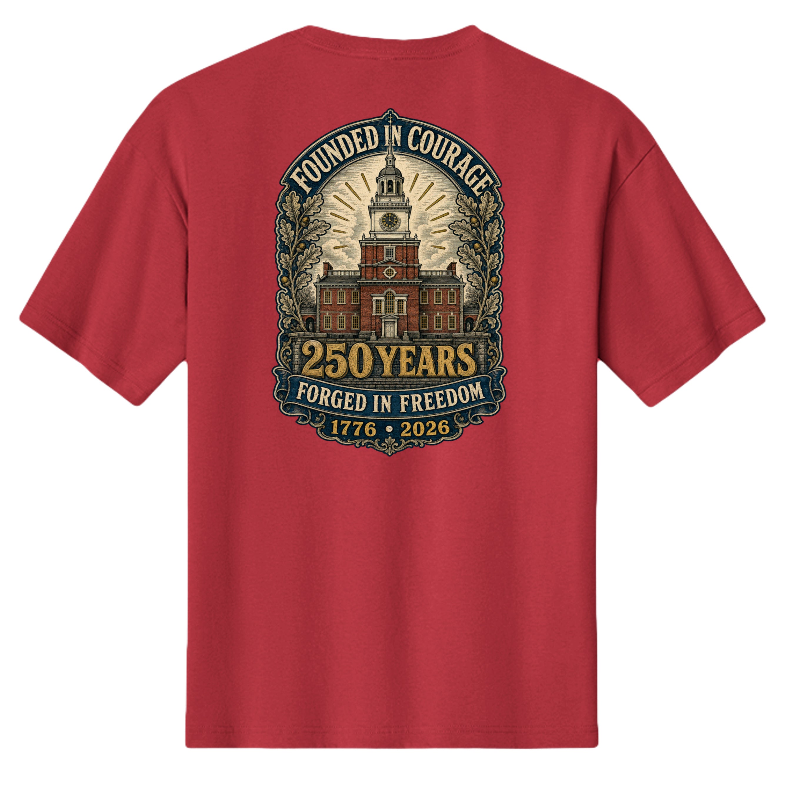 Vintage Red - 3010C - BACK