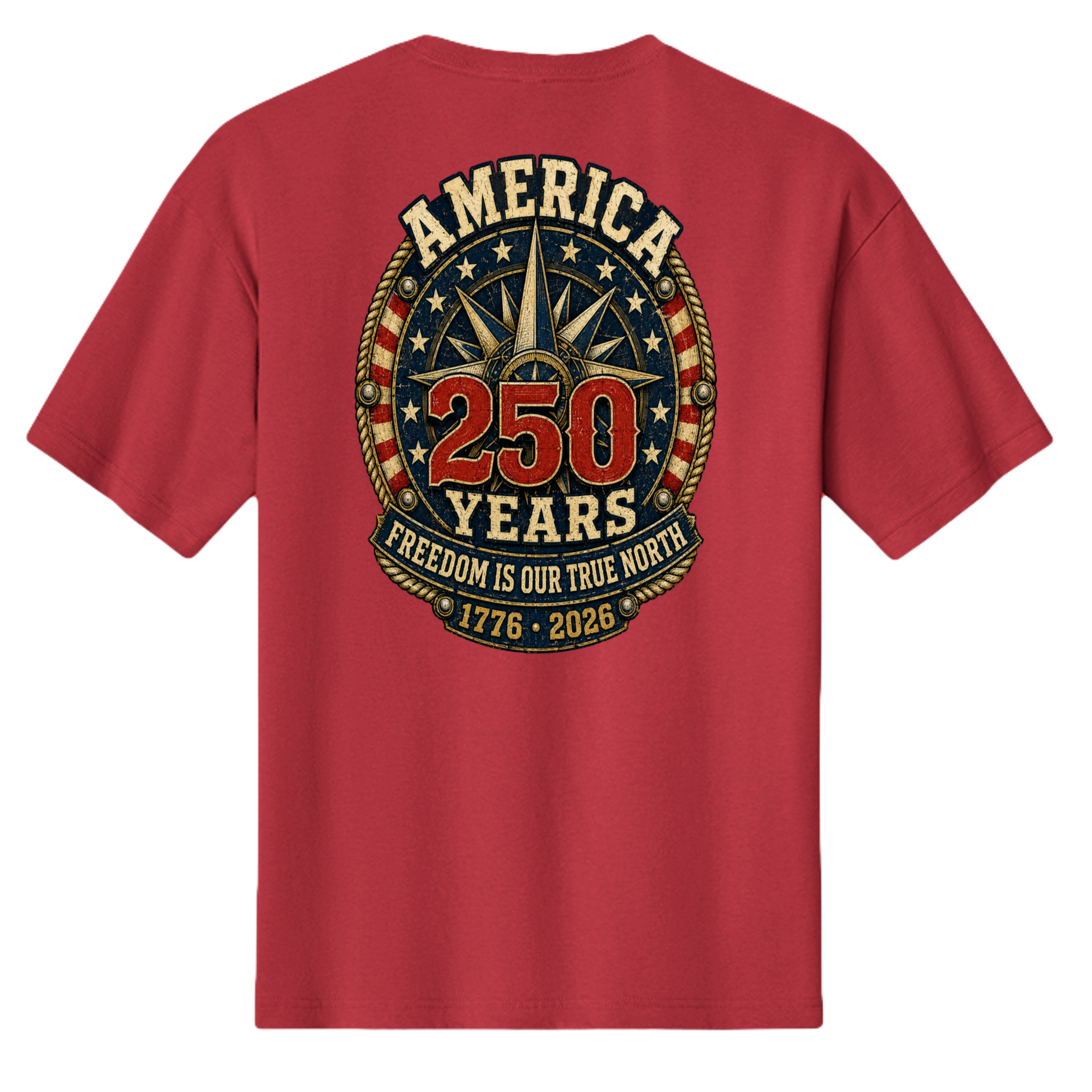 Vintage Red - 3010C - BACK